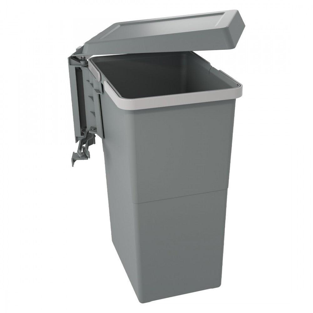 SWING Side Mount Waste Bin swing out trash can gray Elletipi Solua Inc