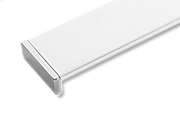 Linea Flat Drawer Pull Handel MATTE WHITE ZEN Design Solua