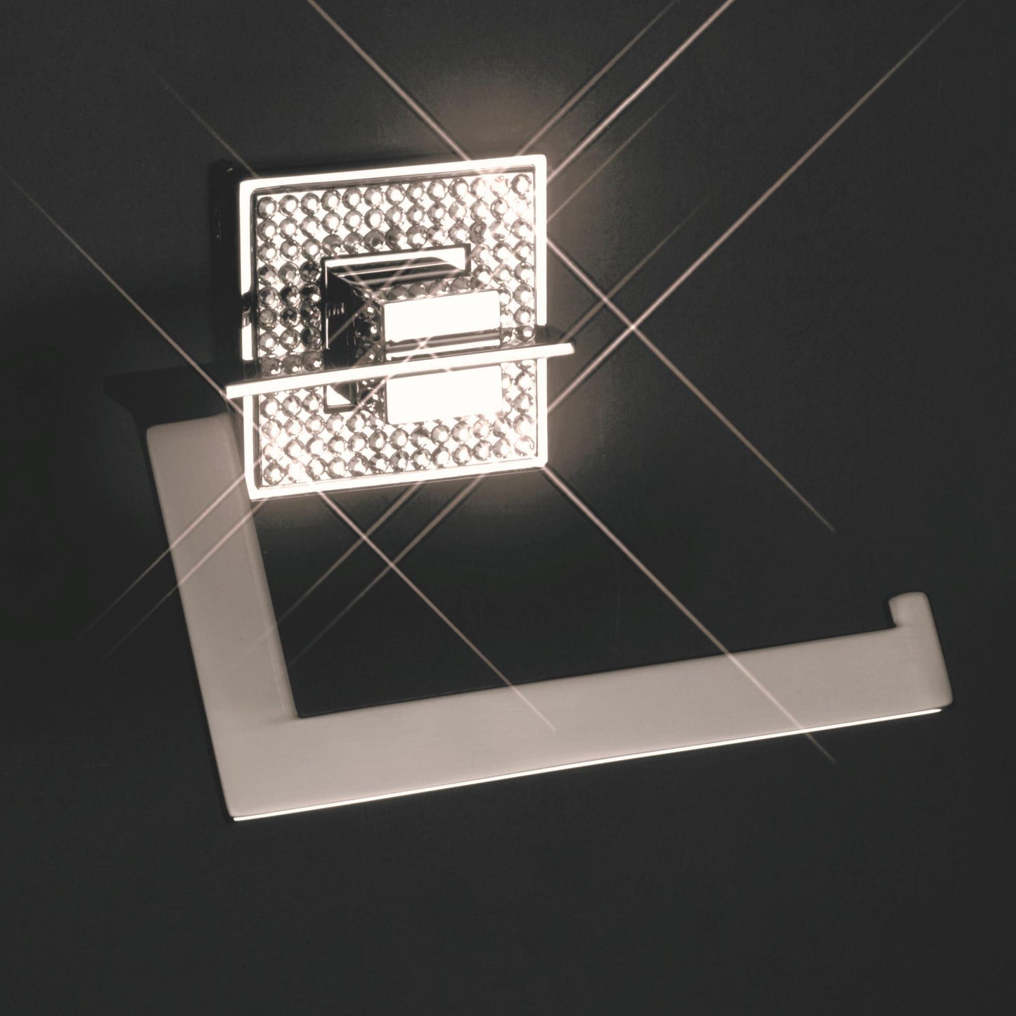 DIAMOND SWAROVSKI TOILET PAPER HOLDER - Solua Inc