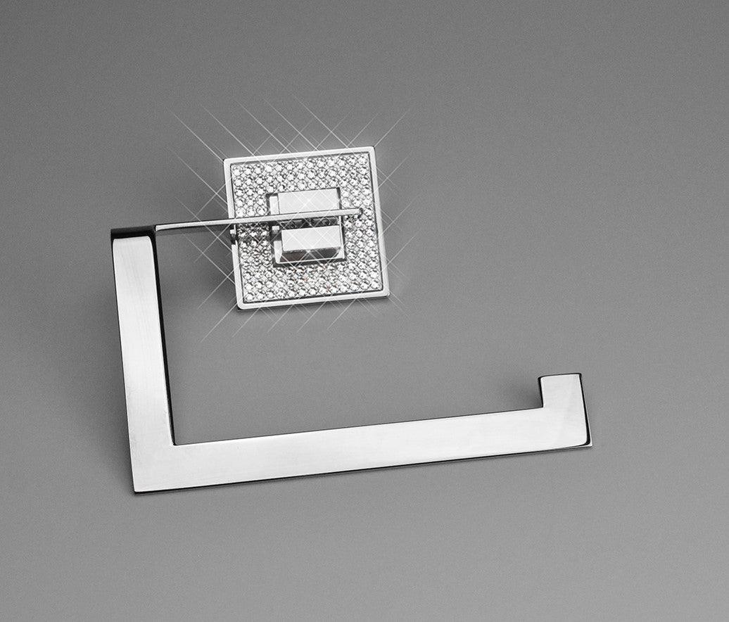 DIAMOND SWAROVSKI TOILET PAPER HOLDER - Solua Inc