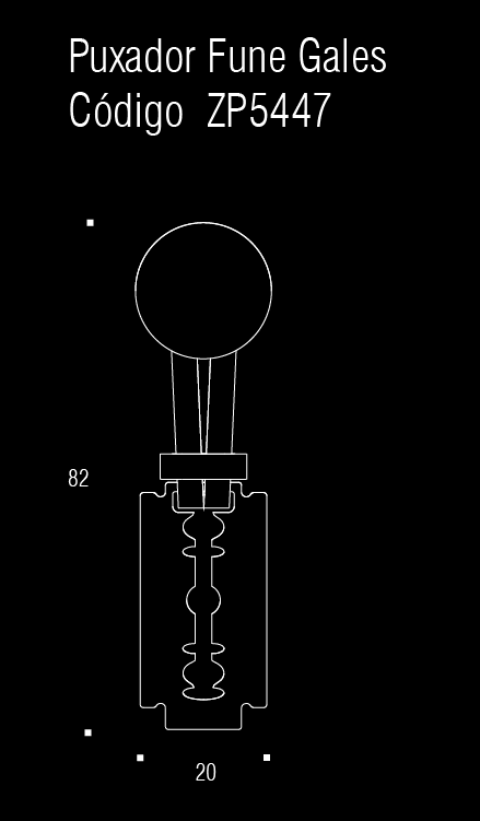 FUNE GALES 3-4" Pull Matt Black - Solua Inc