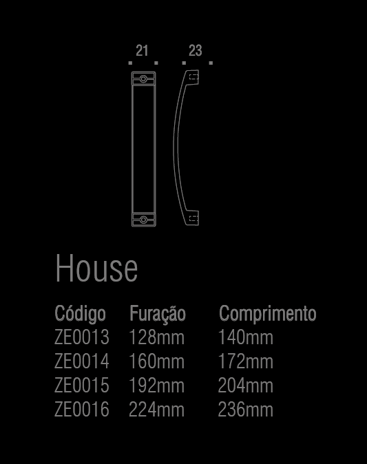 HOUSE PULL 6 3-4"Chrome - Solua Inc