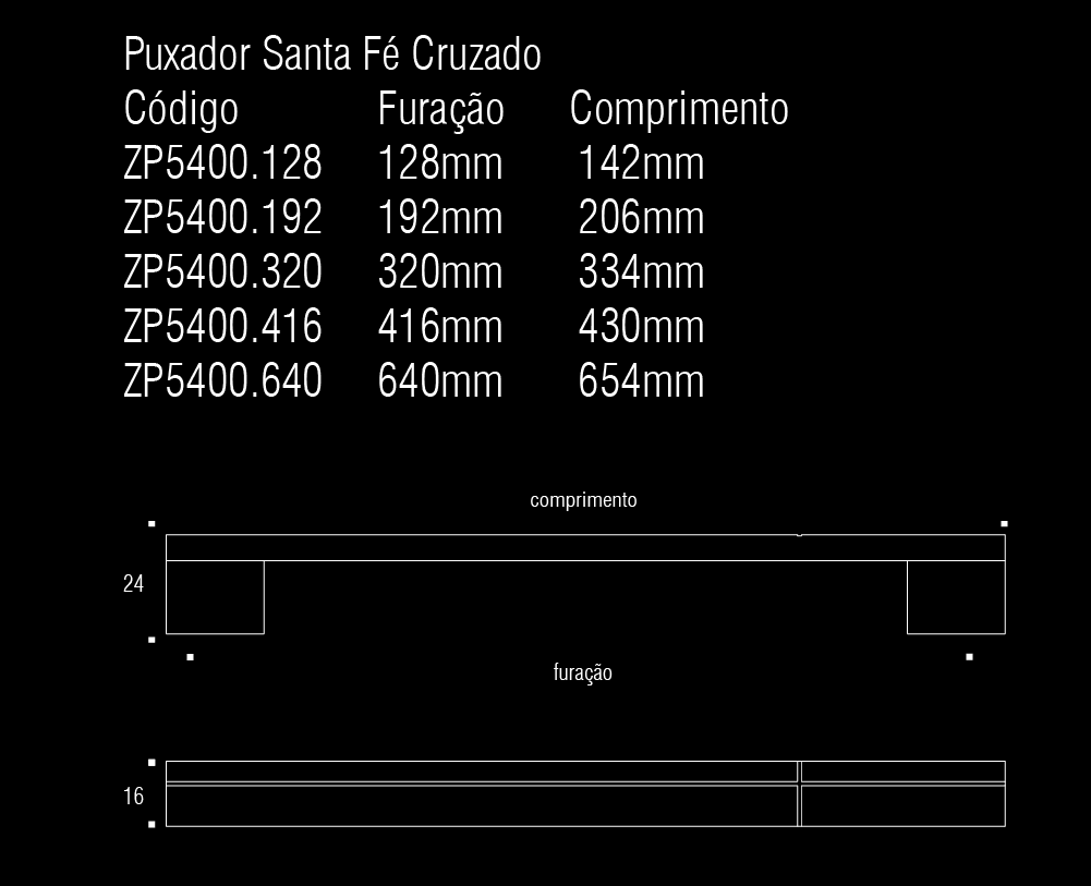 SANTA FE CRUZADO PULL 8 1-8" Champagne Bronze - Solua Inc