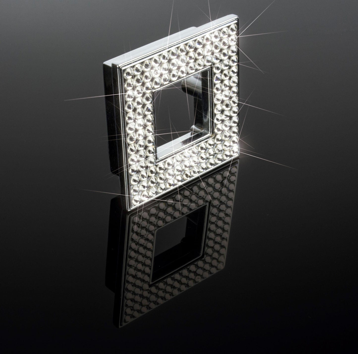 DIAMOND SWAROVSKI Square Knob - Solua Inc