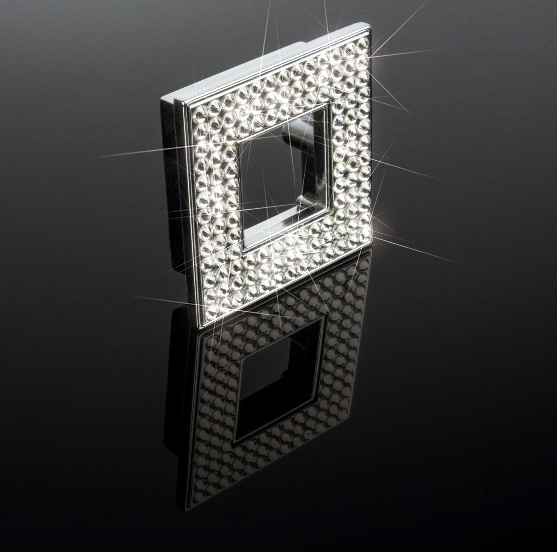 DIAMOND SWAROVSKI Square Knob - Solua Inc