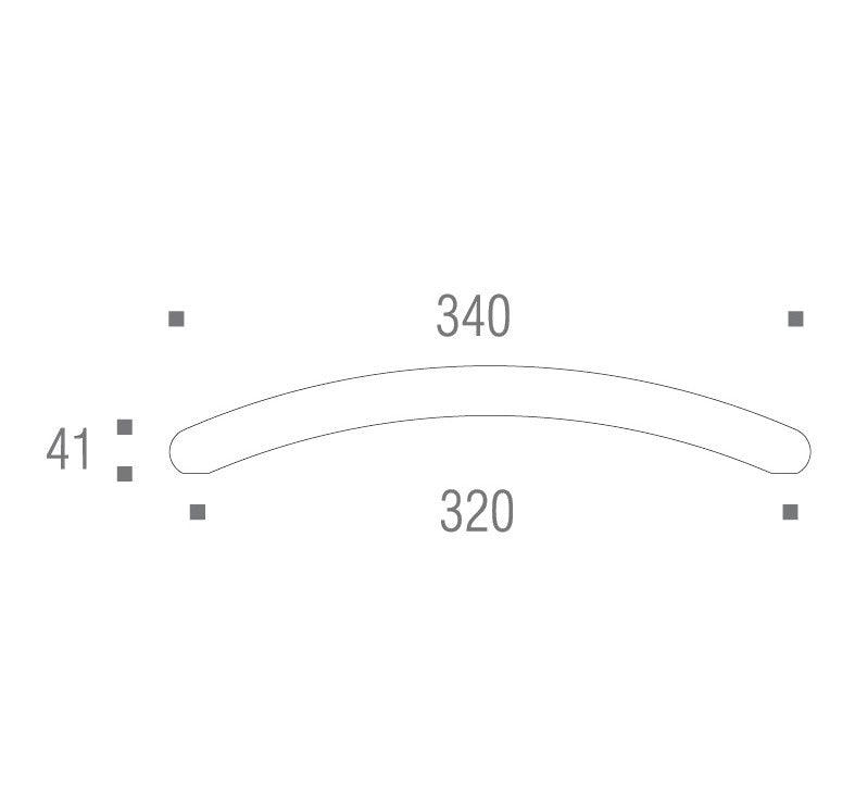 BAY Pull Centers 12 1-2" Polished Stainless Steel - Solua Inc