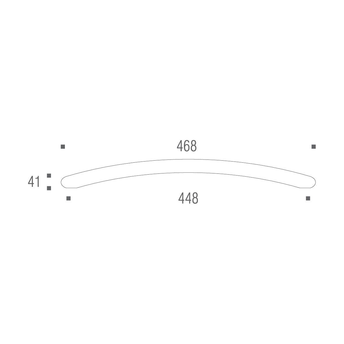 BAY Pull Centers 17 1-2" Brushed Stainless Steel - Solua Inc