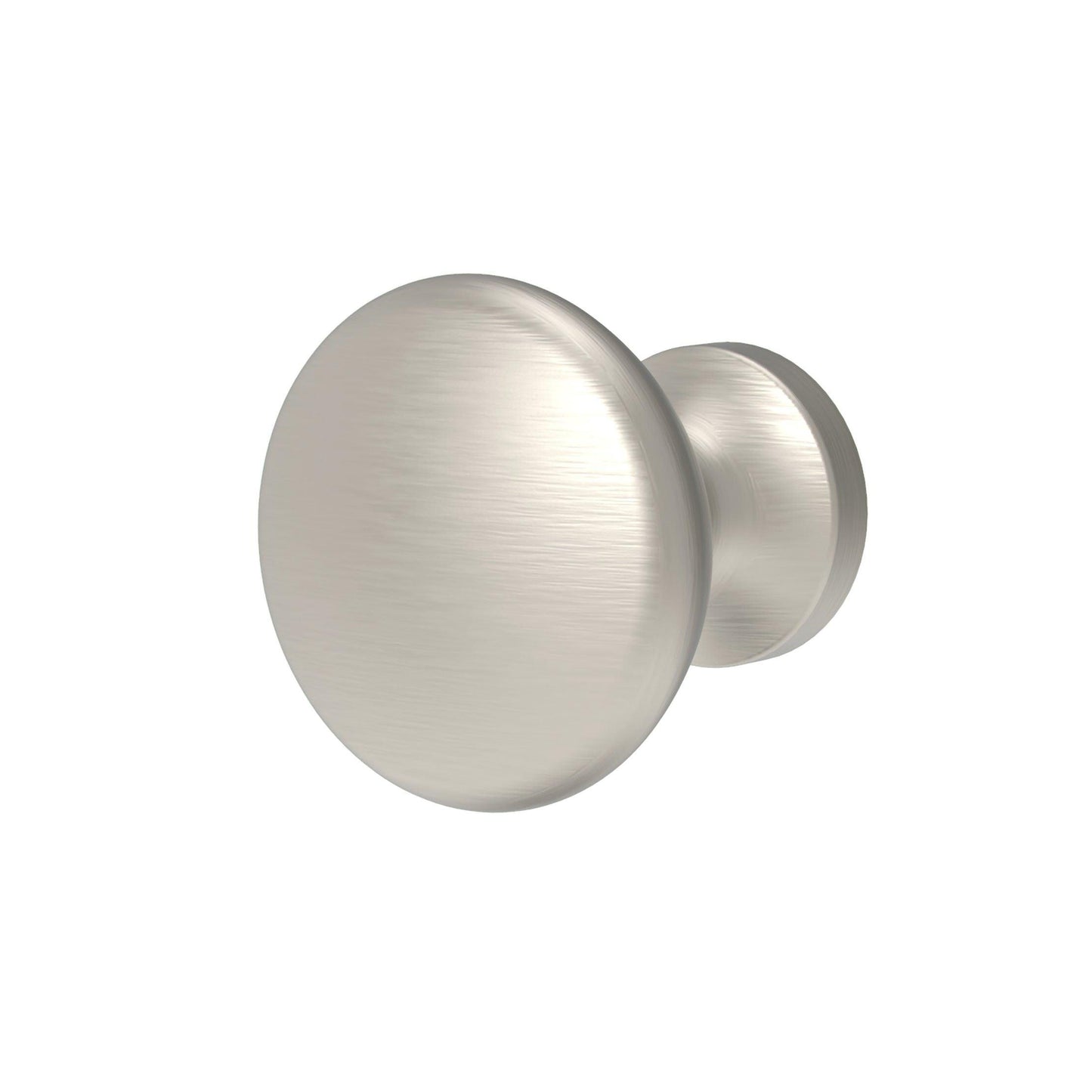 CUP KNOB 1" dia Brushed Nickel - Solua Inc