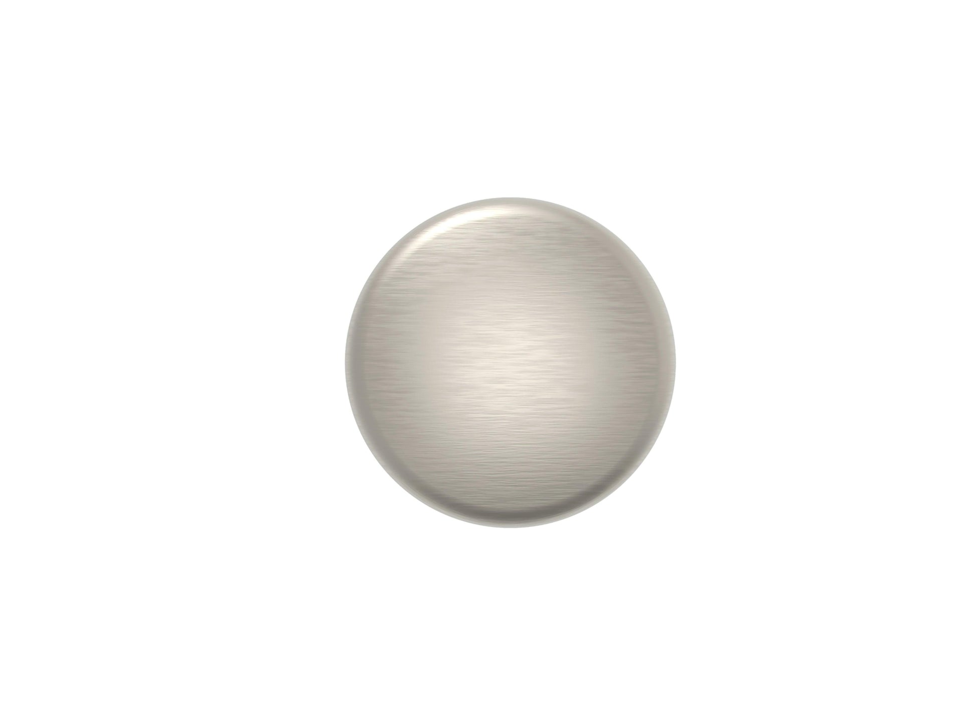 CUP KNOB 1" dia Brushed Nickel - Solua Inc