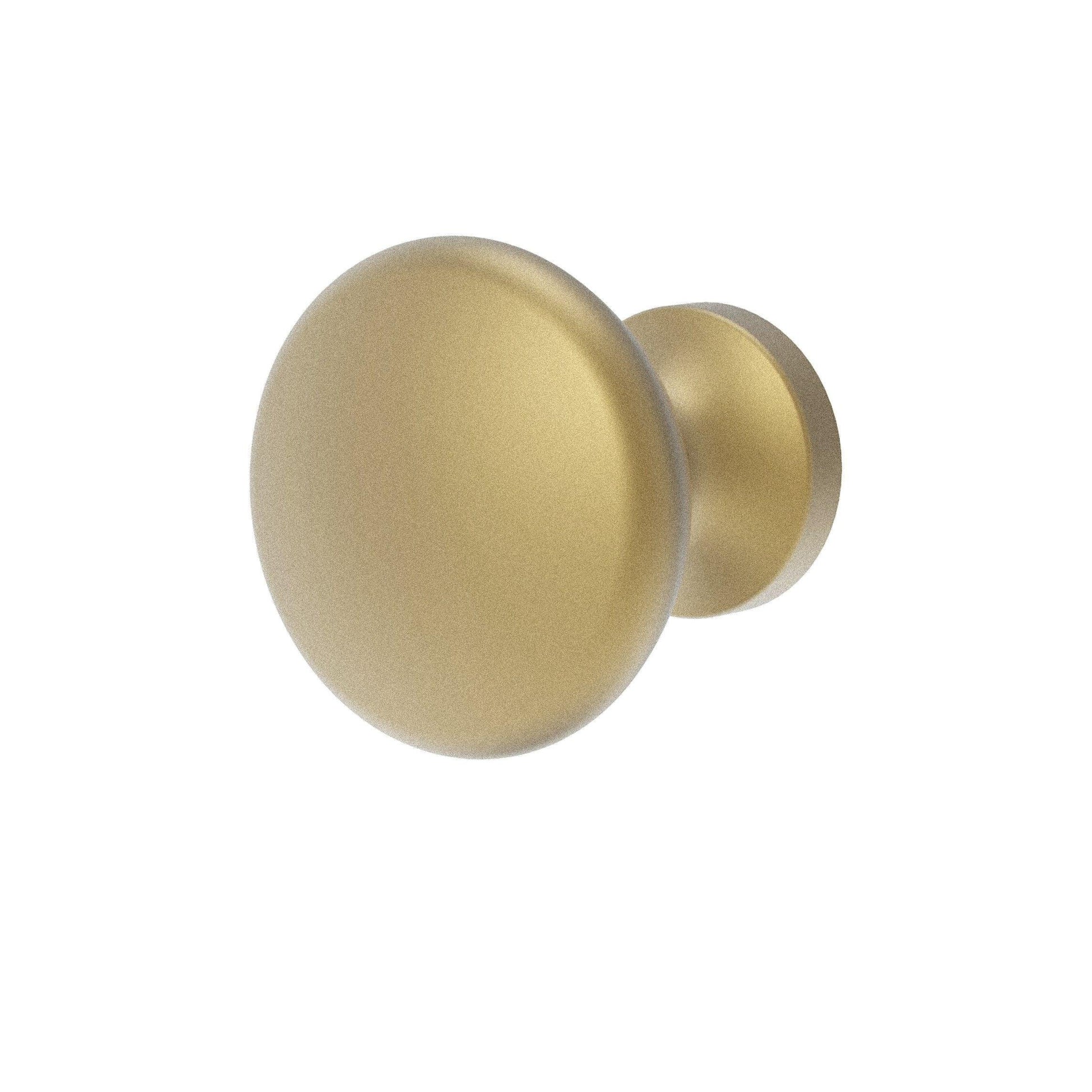 CUP KNOB 1" dia Champagne Bronze - Solua Inc