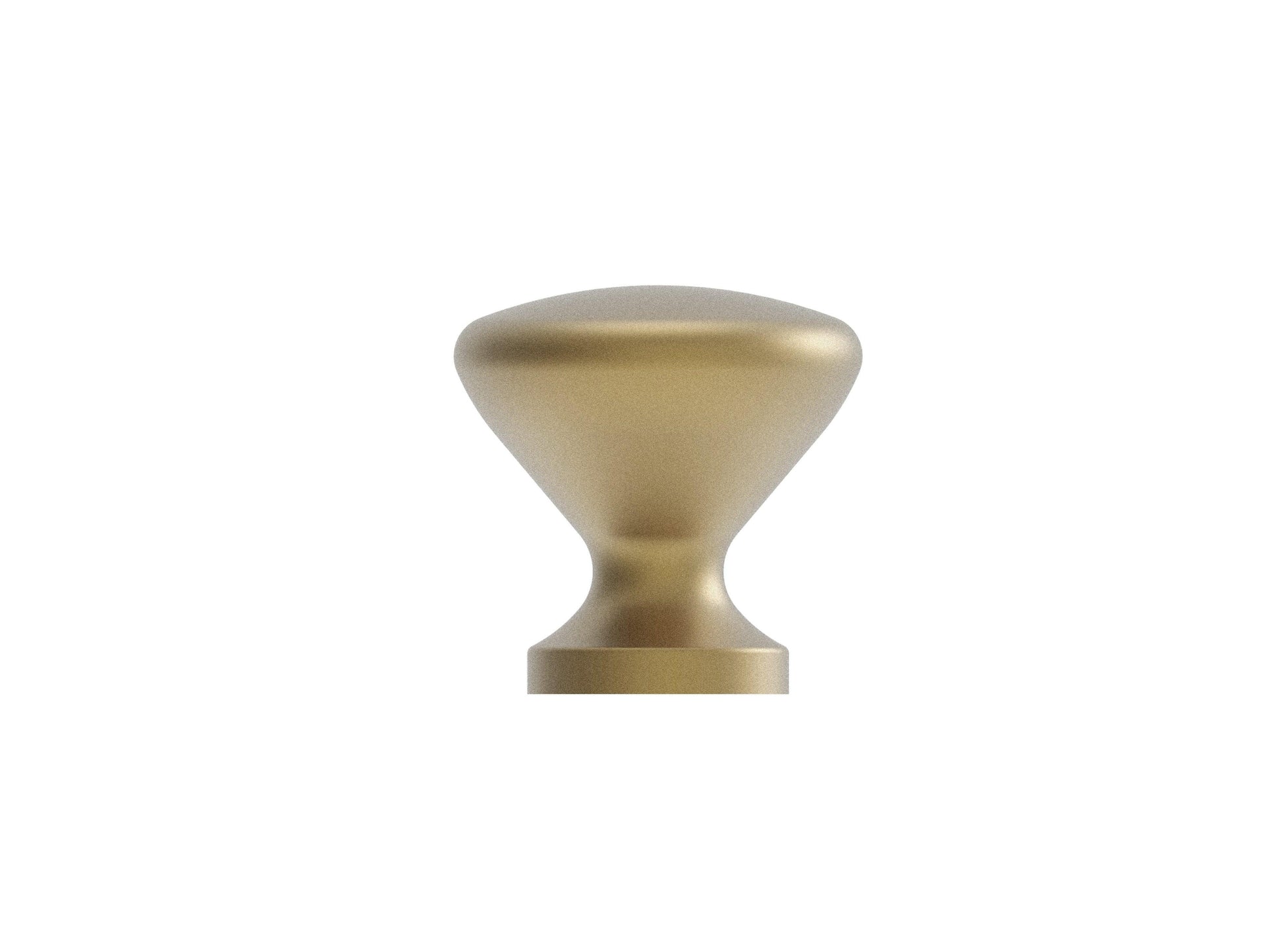 CUP KNOB 1" dia Champagne Bronze - Solua Inc